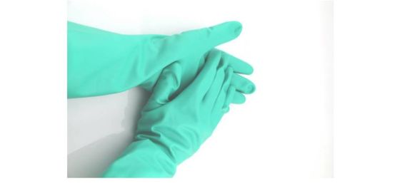 CE Certified Supper Nitrile Glove Textured Fingertips Designed for Industrial and Laboratory Durable Comfortable