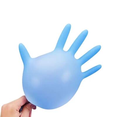 AQL40 使い捨てニトリル手袋は耐摩耗性認証を取得しており、化学薬品の取り扱い医療および研究室向けに設計されています。